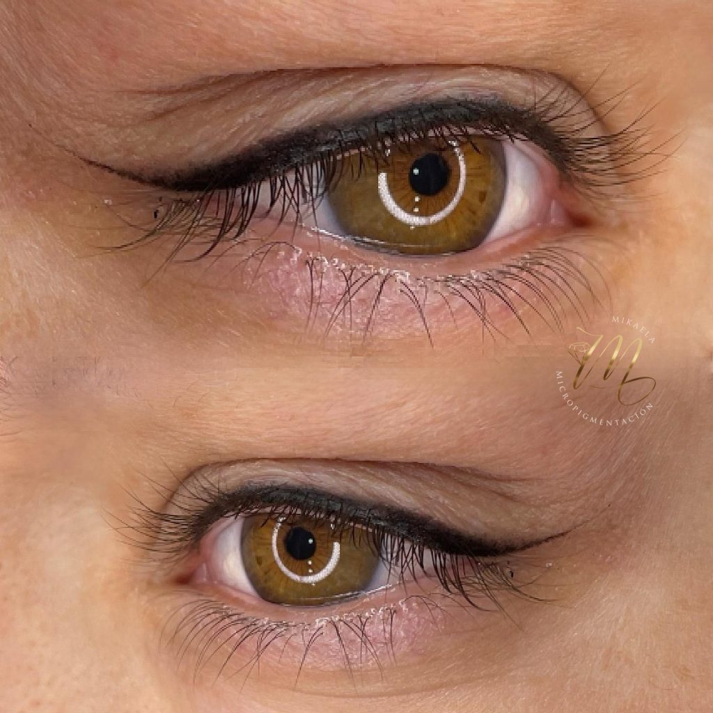 Delineador clásico ojos micropigmentacion